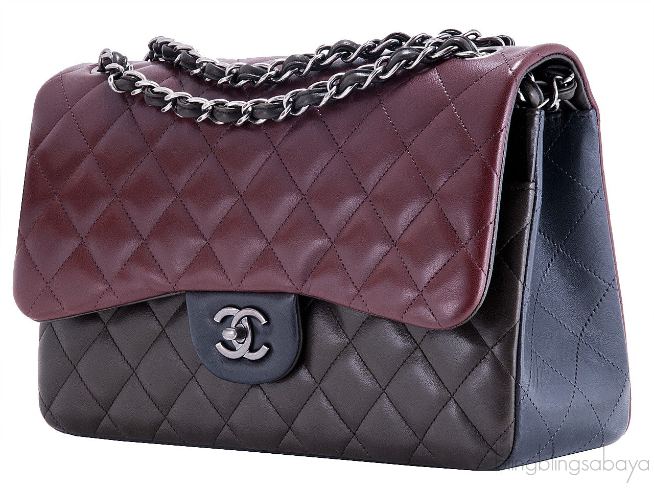 Tri-color Jumbo CC Flap Bag Ltd. Ed.