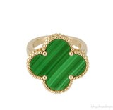 Magic Alhambra Malachite Ring