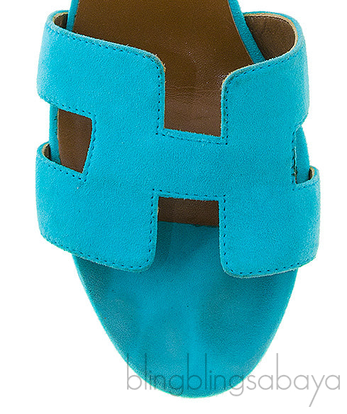 Turquoise Legend Wedge Sandals