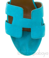 Turquoise Legend Wedge Sandals
