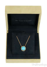Van Cleef & Arpels Perlée Couleurs Turquoise Pendant Yellow Gold