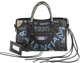 Graffiti Printed Agneau Classic City