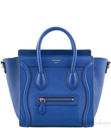 Nano Luggage Blue Shoulder Bag