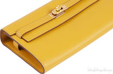 Kelly To Go Bag Wallet Jaune Ambre