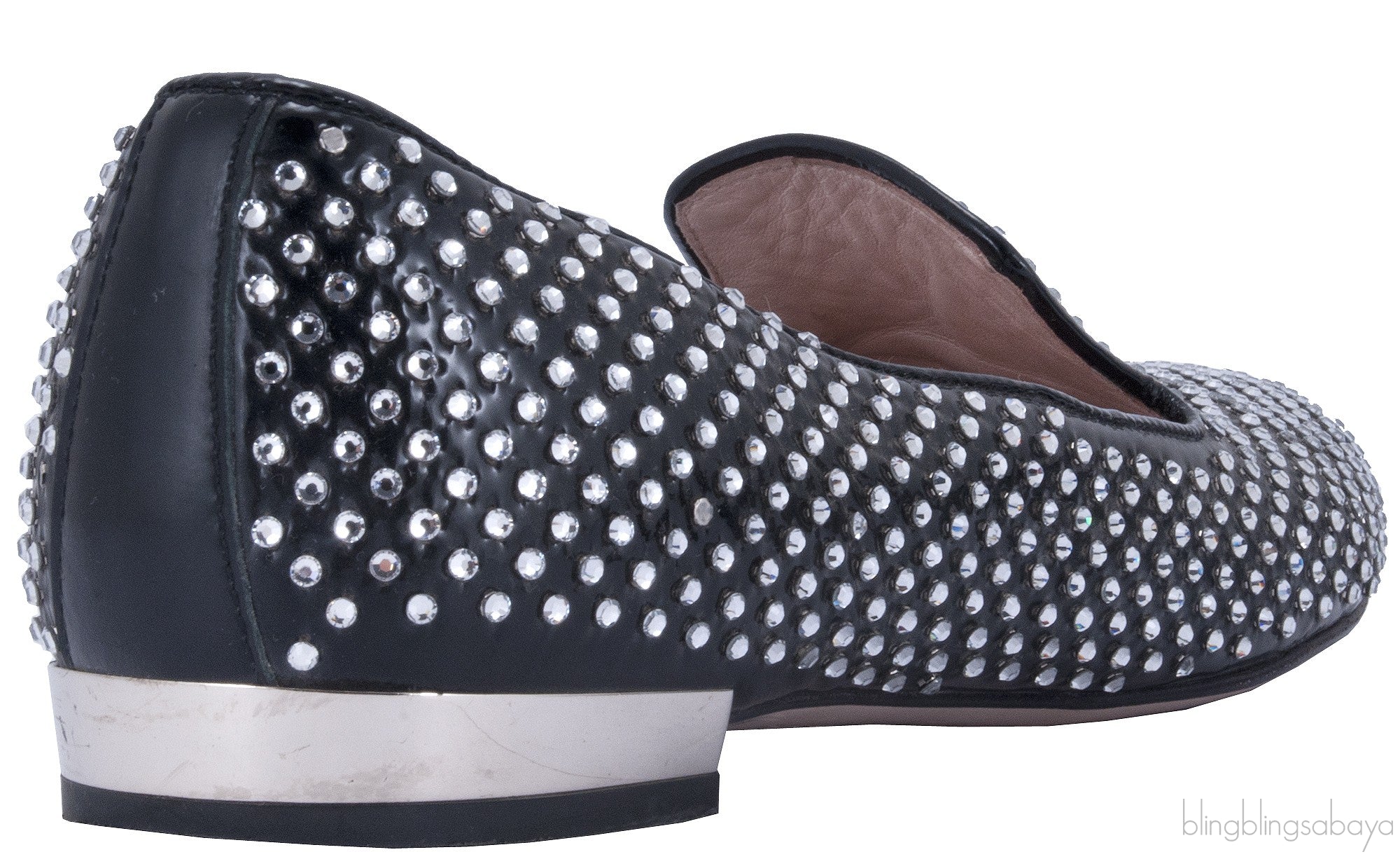 Black Crystal Mocassin