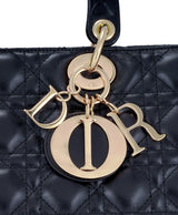 Lady Dior Large Black Quilted Bag