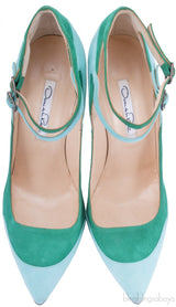 Two-tone Sisi Suede Pump
