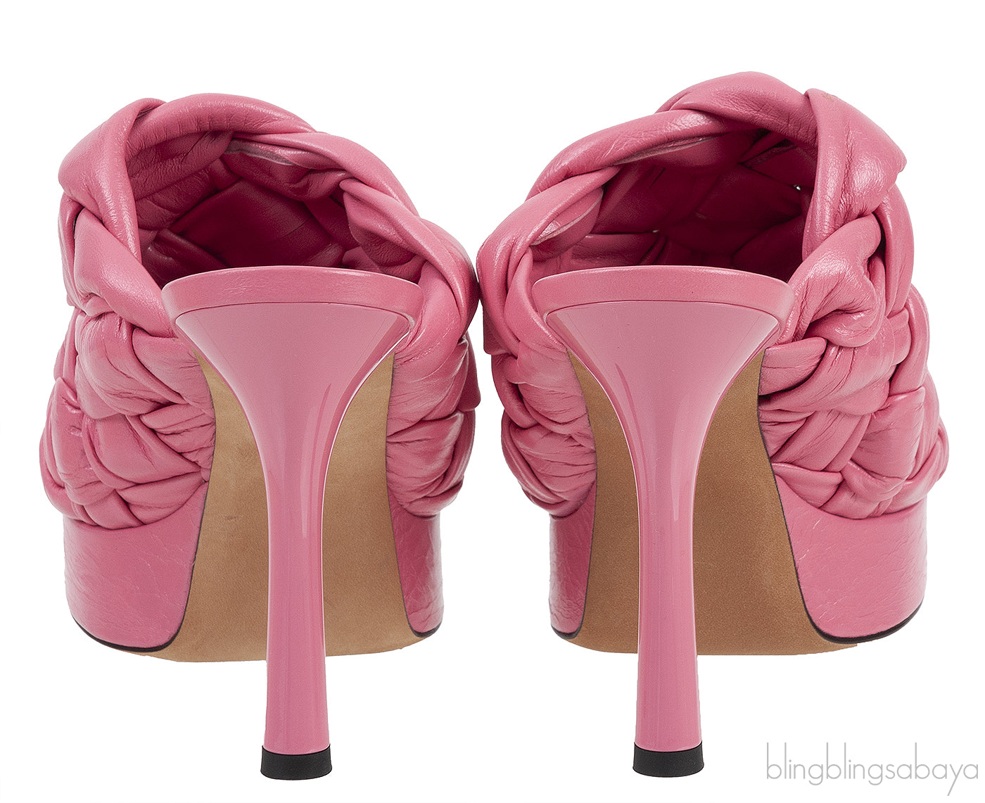 Bottega Veneta The Board Platform Pink Mule