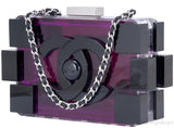 LEGO Purple Plexiglass Clutch Bag