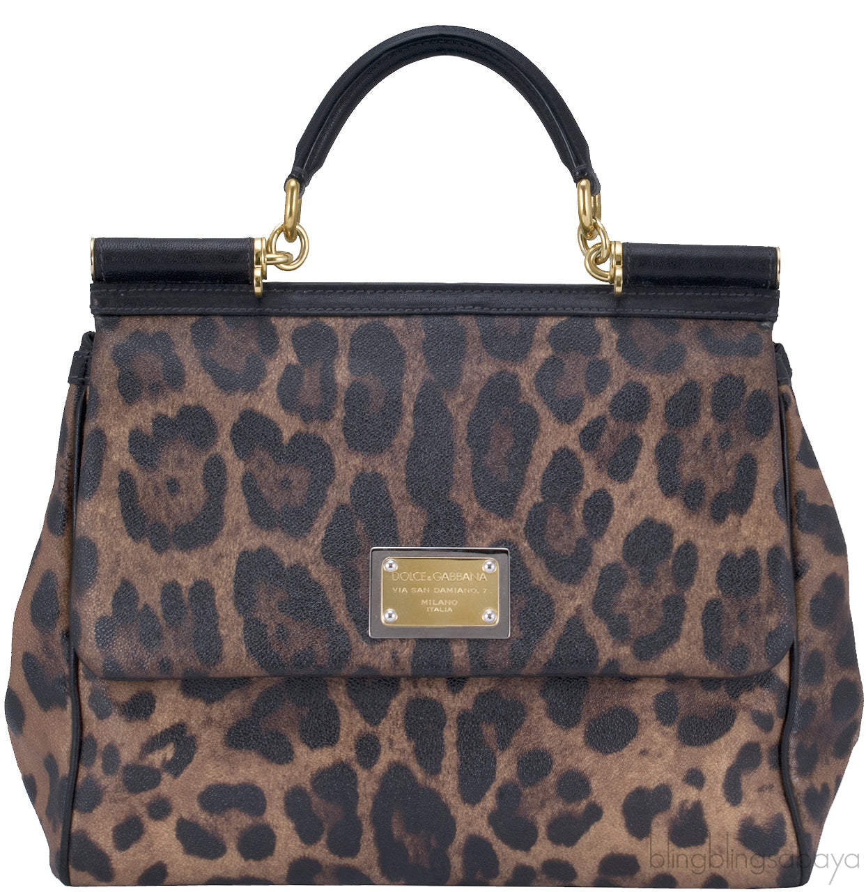Miss Sicily Leopard Shoulder Bag