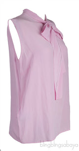Pink Sleeveless Blouse