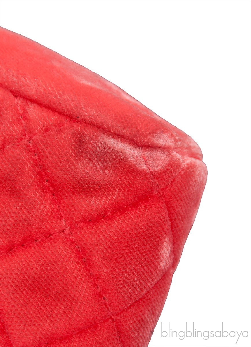 Chanel Small Velvet Clutch w/ Chain