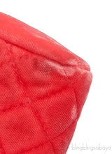 Chanel Small Velvet Clutch w/ Chain