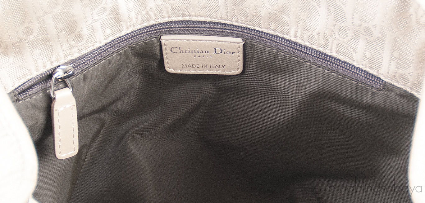 Christian Dior Oblique Canvas & Leather Multi-Pocket Bag