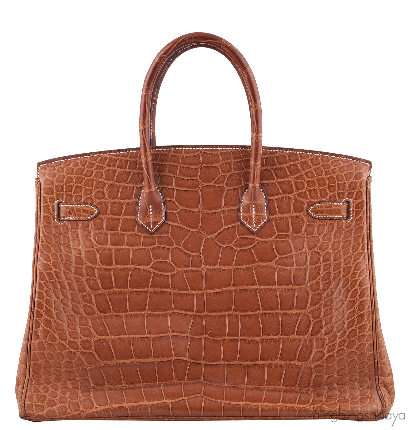 Birkin 35 Barenia Crocodile PHW