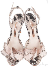Python Slingback Heels
