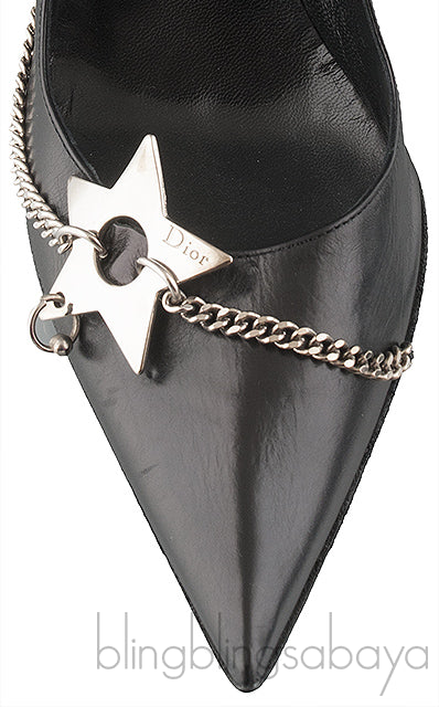 Pointed Star Chain Heels