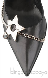 Pointed Star Chain Heels