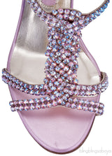 Pink Crystal Embellished Sandals