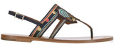 Multi-color Slip On Sandals