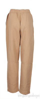 Linen and Cotton Brown Trouser