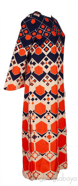 Printed Silk & Wool Cady Maxi Dress