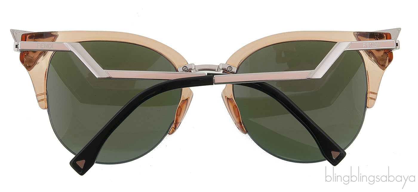 Fendi FF0041/s Peach Cat Eye Sunglasses