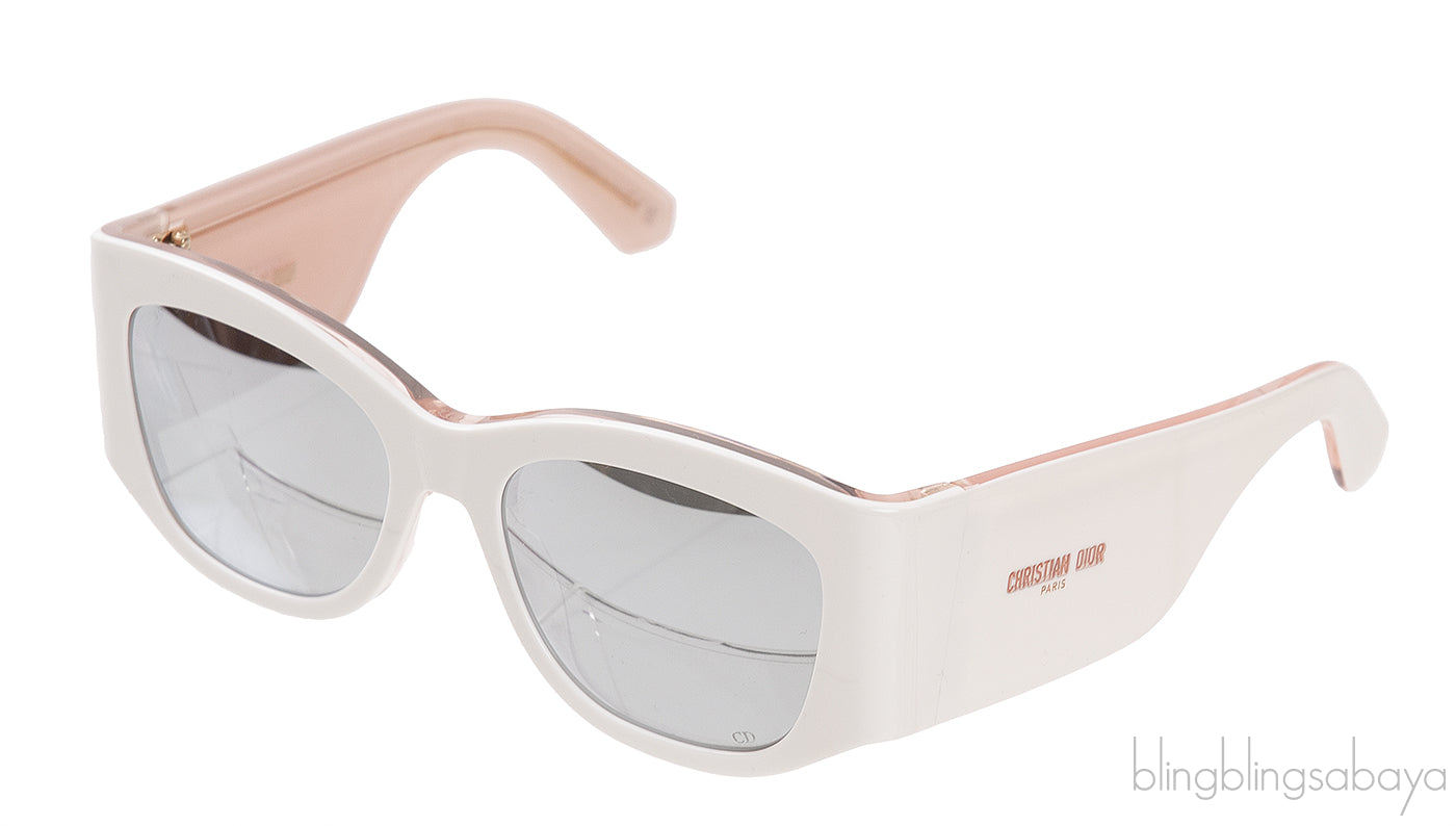 DiorNuit S11 99A4 White Pink Sunglasses