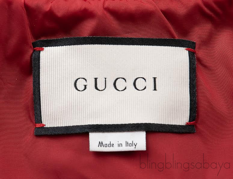 Gucci Black Hollywood Bomber Leather Jacket