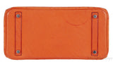 Hermes Birkin 30 Orange Ostrich PHW