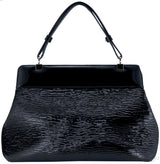 Isabella Rossellini Black Patent Bag