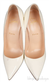 Off-white Patent Pigalle Pump