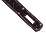 Birkin 35 Nicotine Shiny Croco