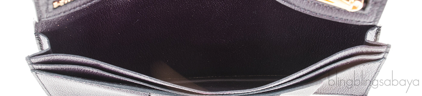 Bearn Amethyst Crocodile Wallet