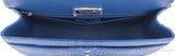 Chanel Classic Blue Python Jumbo Flap Bag