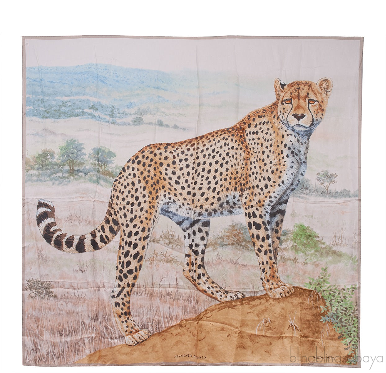 Acinonyx Jubatus wash scarf 140