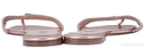 Peach & Rose Gold Slip-on Flat