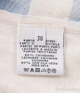 Cashmere Silk Blend Printed Top