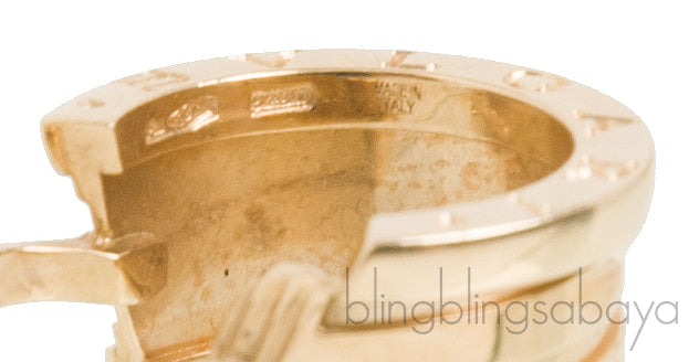 B.Zero1 Yellow Gold Hoops Earrings