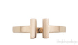 T Square Rose Gold Ring