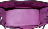 Birkin 35 Ostrich Fuchsia Pink PHW