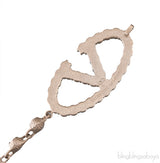 Light Gold Crystal Chain Belt