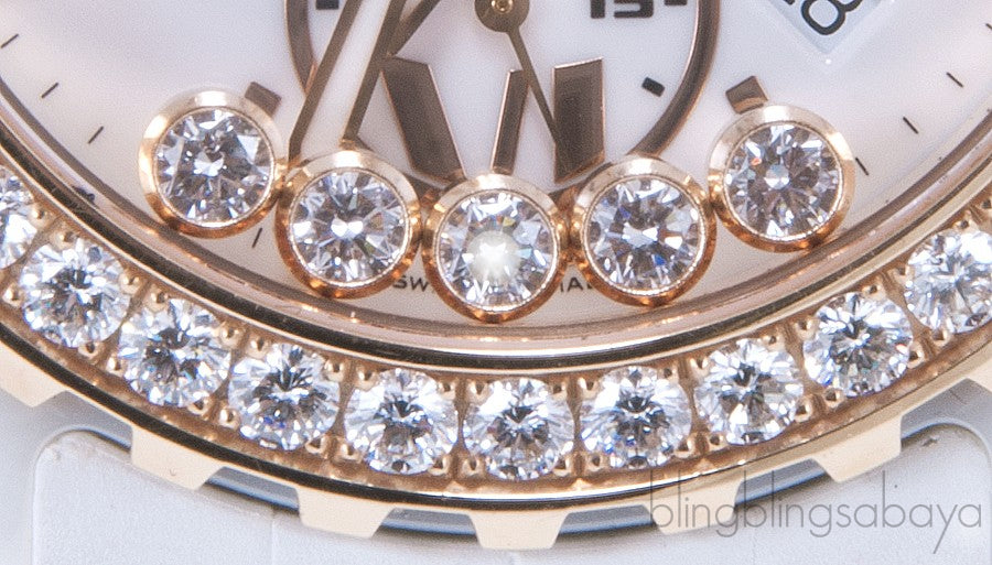 Happy Sport Pink Gold White Diamond