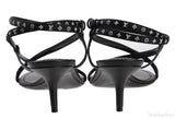 Black Monogram Citizen Strappy Sandals