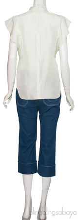 Light Green Top & Crop Pants