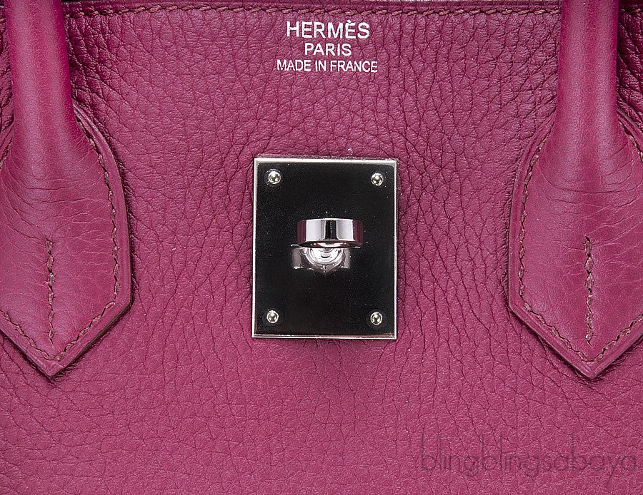 Birkin 35 Bois de Rose Taurillon Clem
