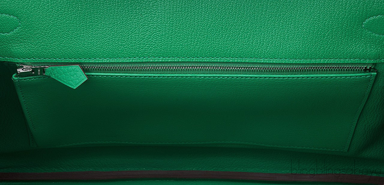 Birkin 35 Menthe Green Togo