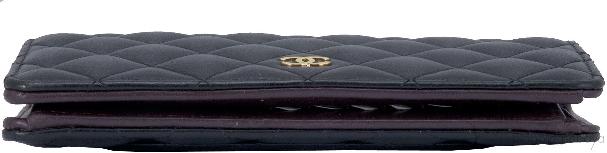 CC Black Quilted Wallet