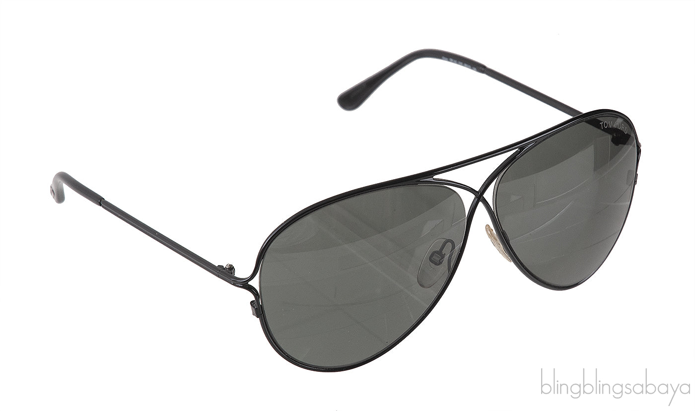 Peter TF142 Black Aviator Sunglasses