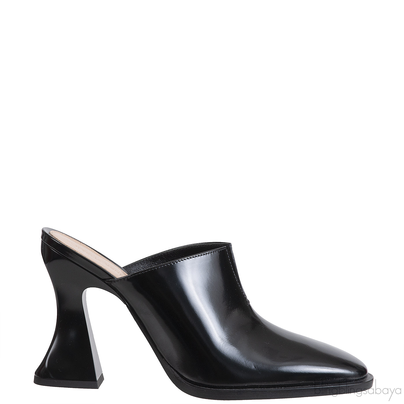 Bottega Veneta Leather Cha-Cha Heeled 100 Mules